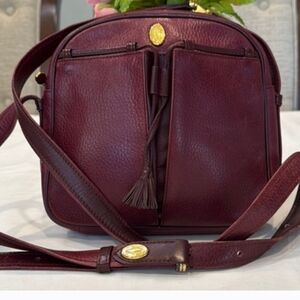 Vintage But Beautiful Cartier Burgundy Leather Crossbody with Tassel 💼👛👜